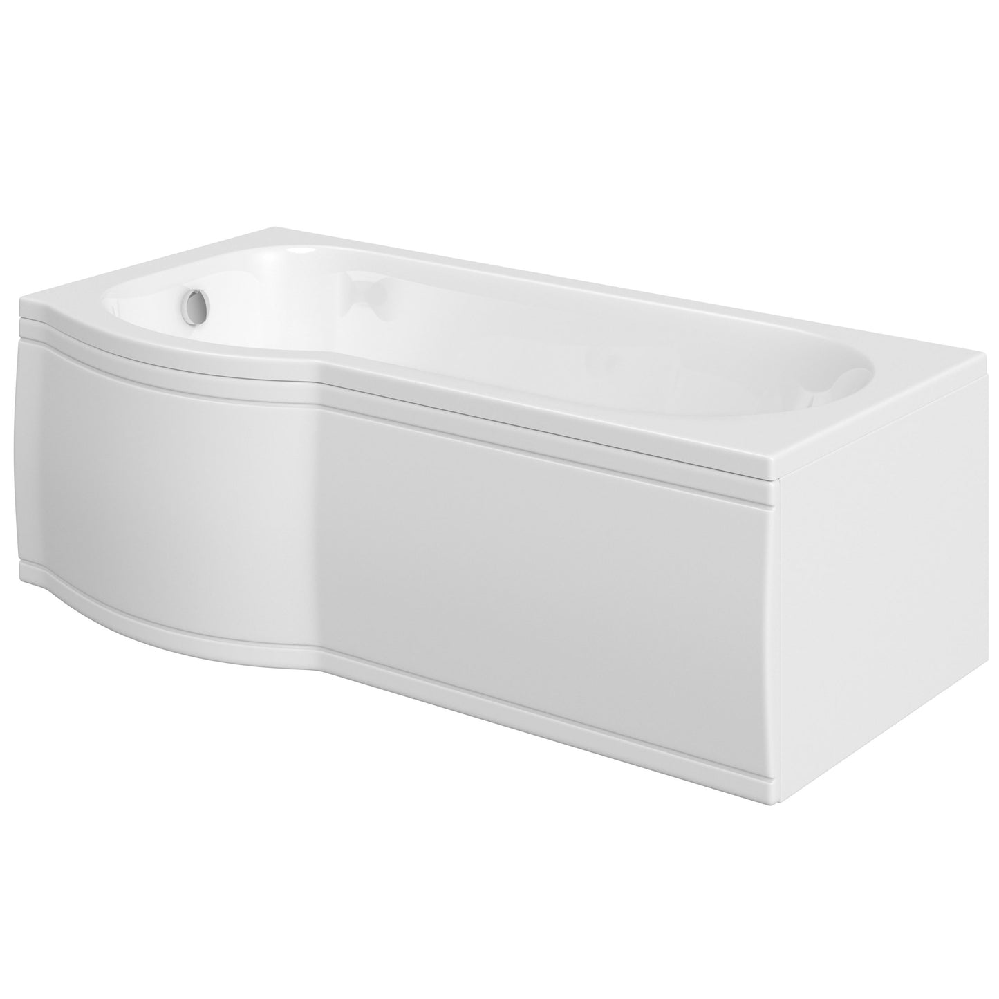 C SHAPE SHOWER BATH LEFT HAND