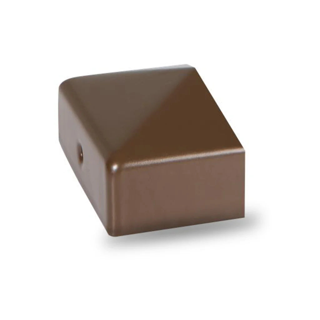 DURAPOST HALF POST CAP WITH BRACKET | 75X37MM