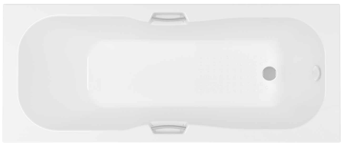 Proluna with Anti Slip Handles Stone Bath