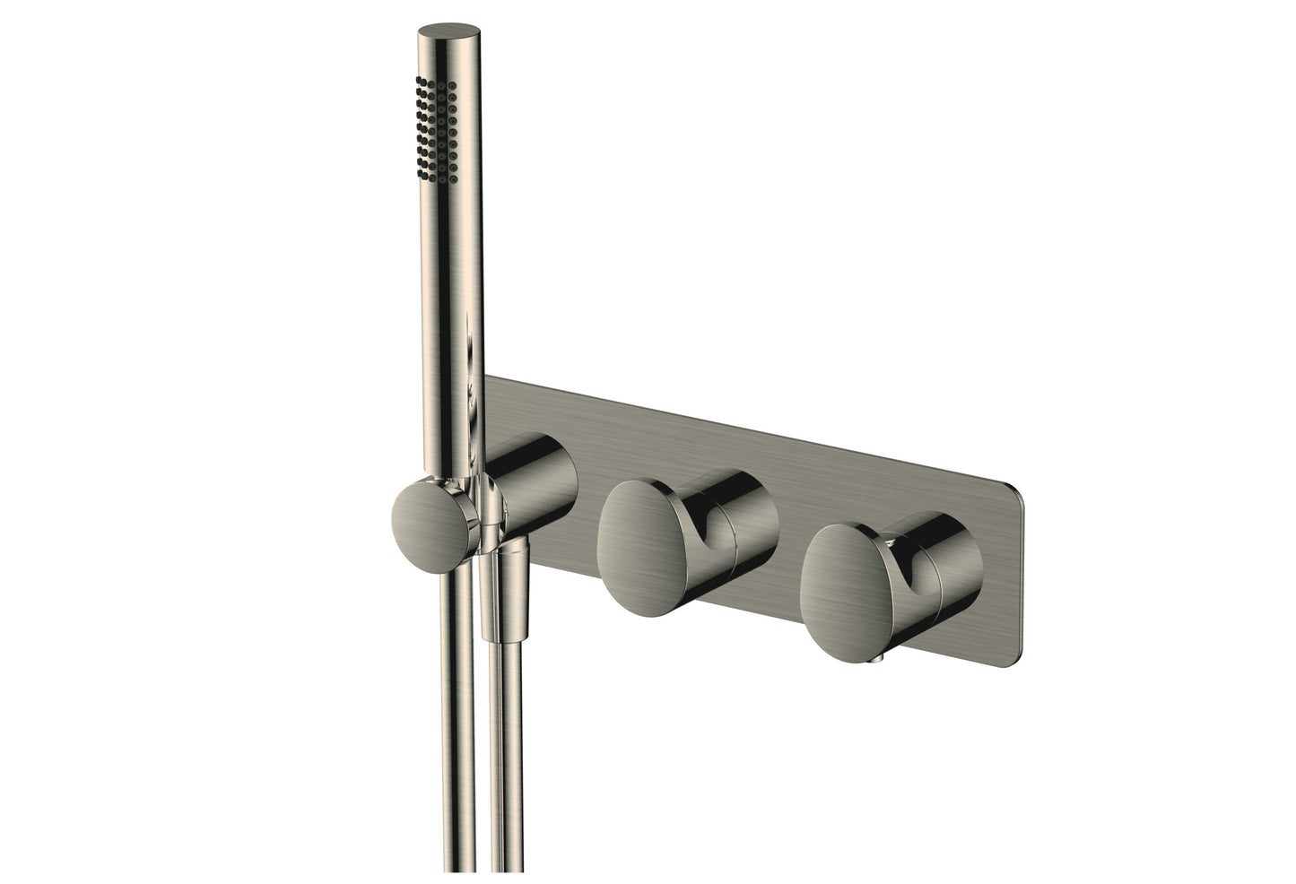 RAK Portofino Thermostatic Dual Outlet Horizontal Concealed Valve Inc Shower Kit