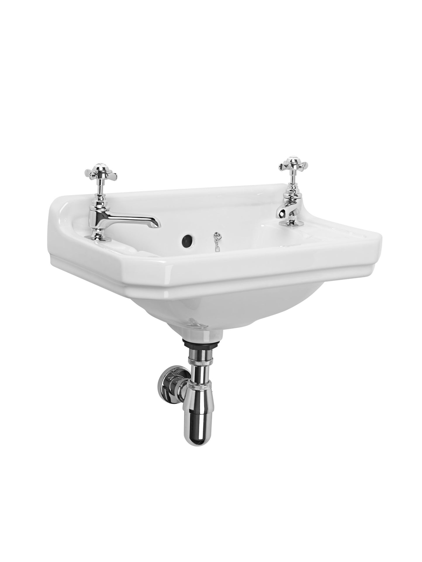 Vitoria Cloakroom 2 Tap Hole Basin Only