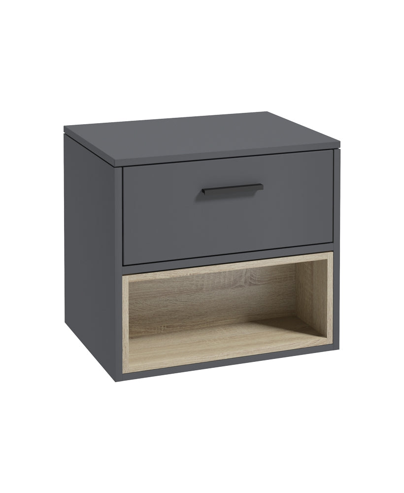 MALMO Wall Hung Single Drawer Countertop Vanity Unit
