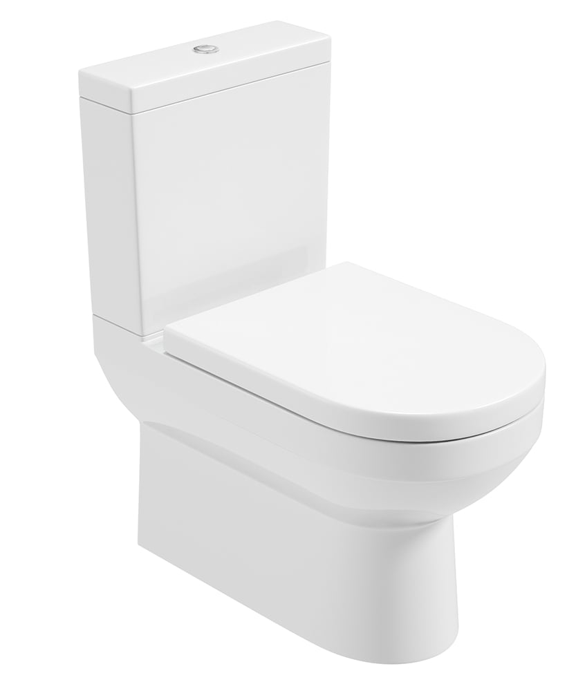 CHLOE Fully Shrouded Close Coupled WC & Soft Close Seat