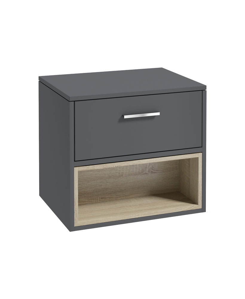 MALMO Wall Hung Single Drawer Countertop Vanity Unit