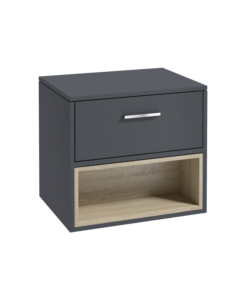 MALMO Wall Hung Single Drawer Countertop Vanity Unit