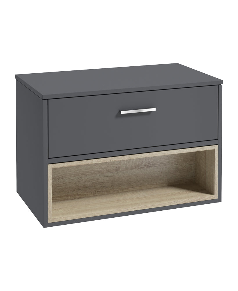 MALMO Wall Hung Single Drawer Countertop Vanity Unit