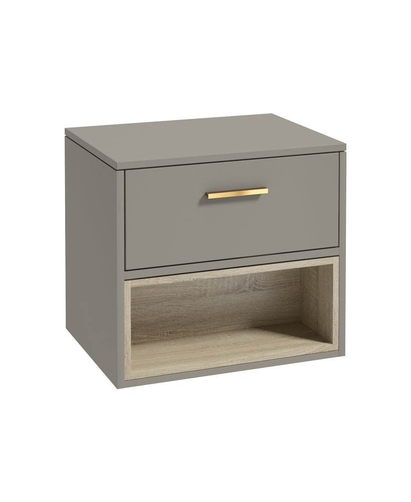 MALMO Wall Hung Single Drawer Countertop Vanity Unit