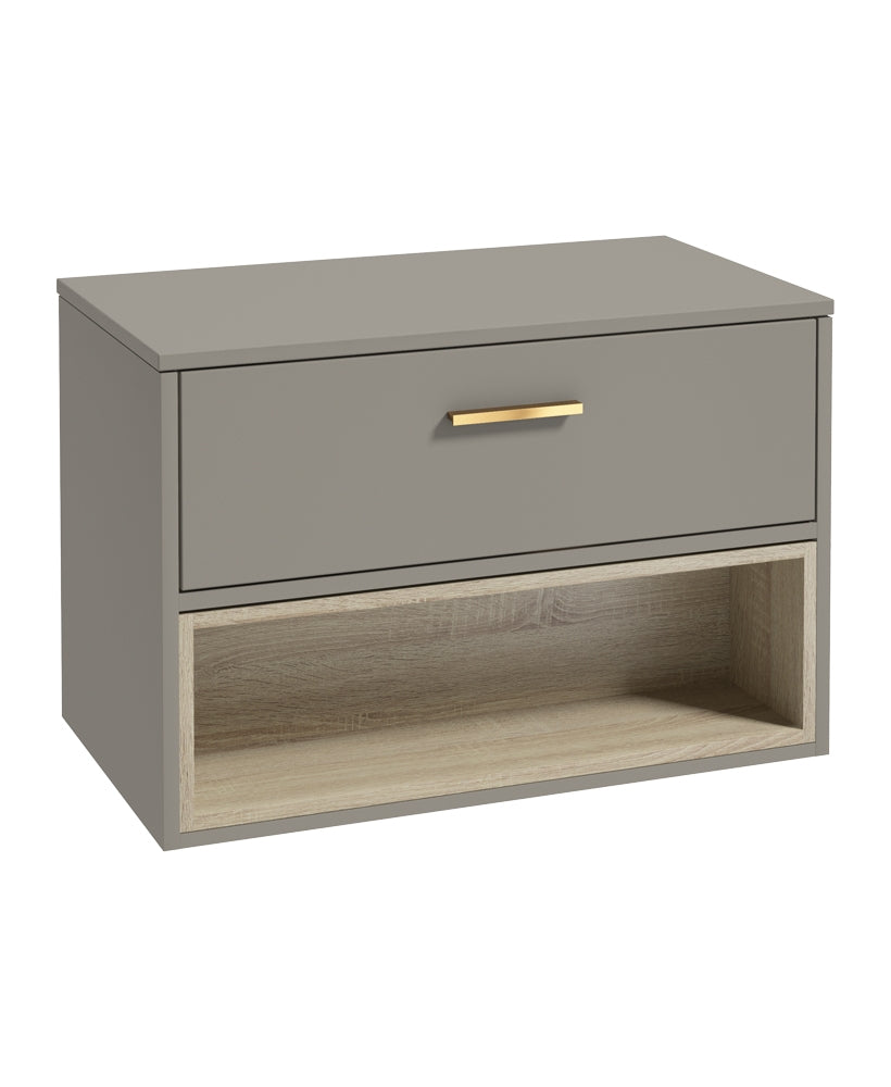 MALMO Wall Hung Single Drawer Countertop Vanity Unit