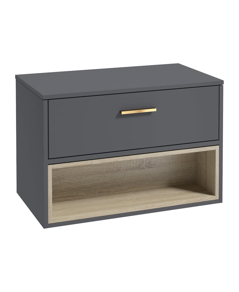 MALMO Wall Hung Single Drawer Countertop Vanity Unit