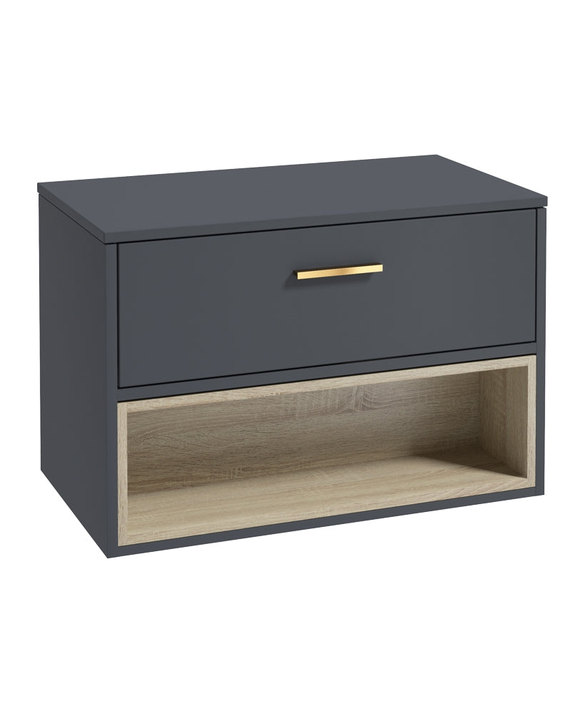 MALMO Wall Hung Single Drawer Countertop Vanity Unit