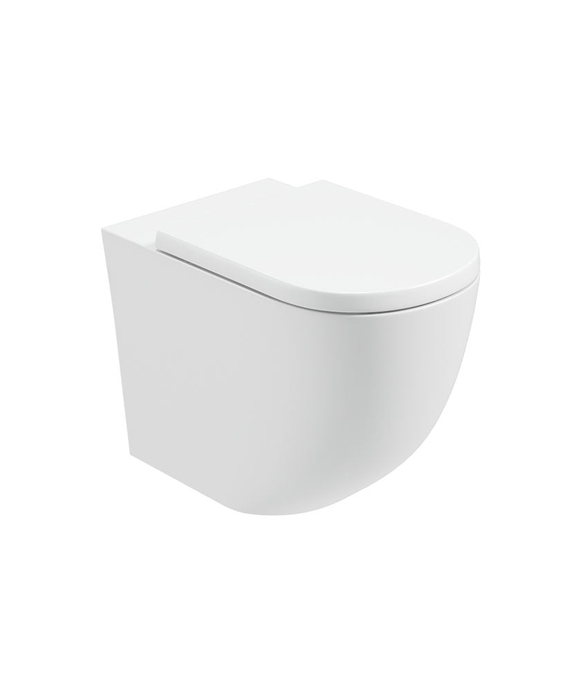 INSPIRE Rimless Back to Wall WC & Delta Soft Close Seat