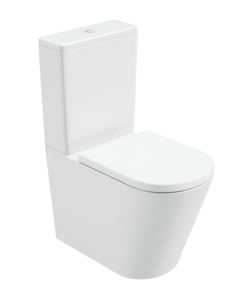 REFLECTIONS Rimless Fully Shrouded Close Coupled WC & Delta Soft Close Seat