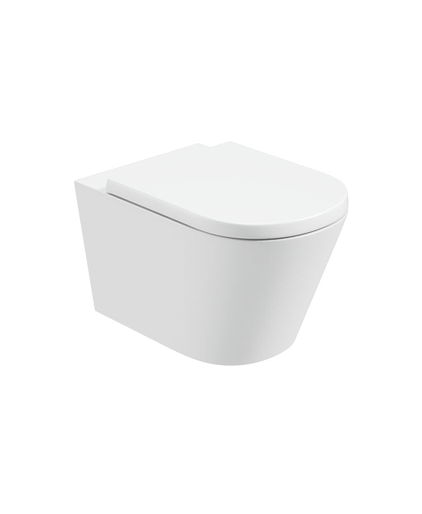 REFLECTIONS Rimless Wall Hung WC & Delta Soft Close Seat