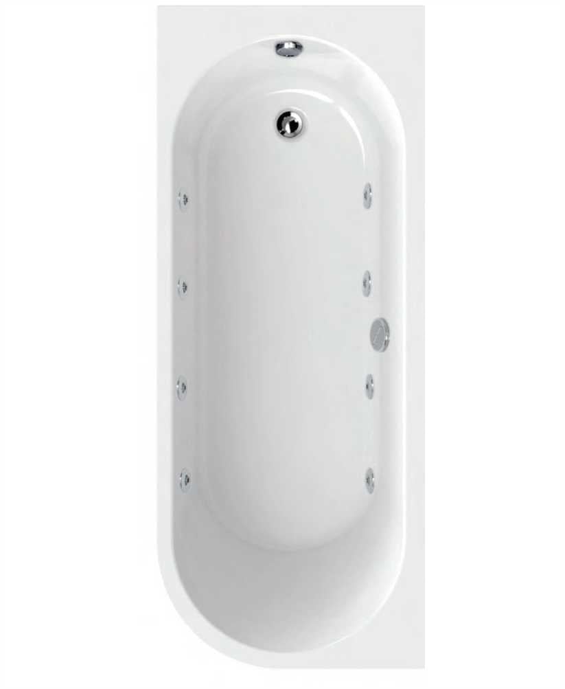 ARC Left Hand Single Ended 8 Jet Whirlpool Bath & Panel