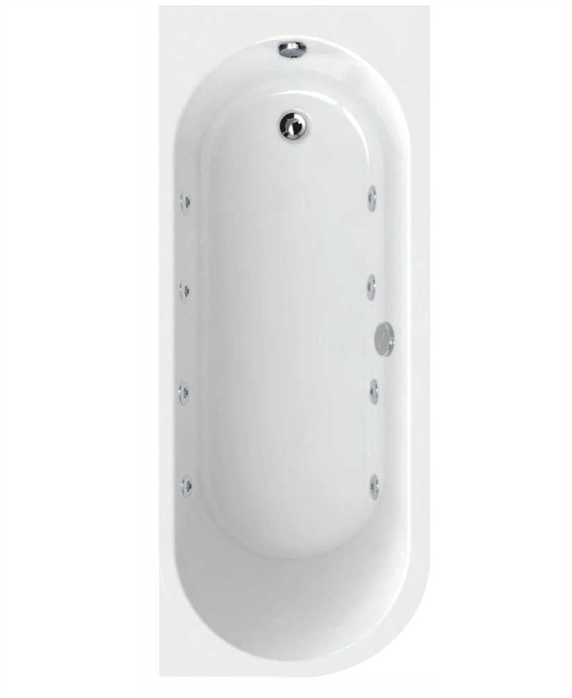 ARC Right Hand Single Ended 8 Jet Whirlpool Bath & Panel