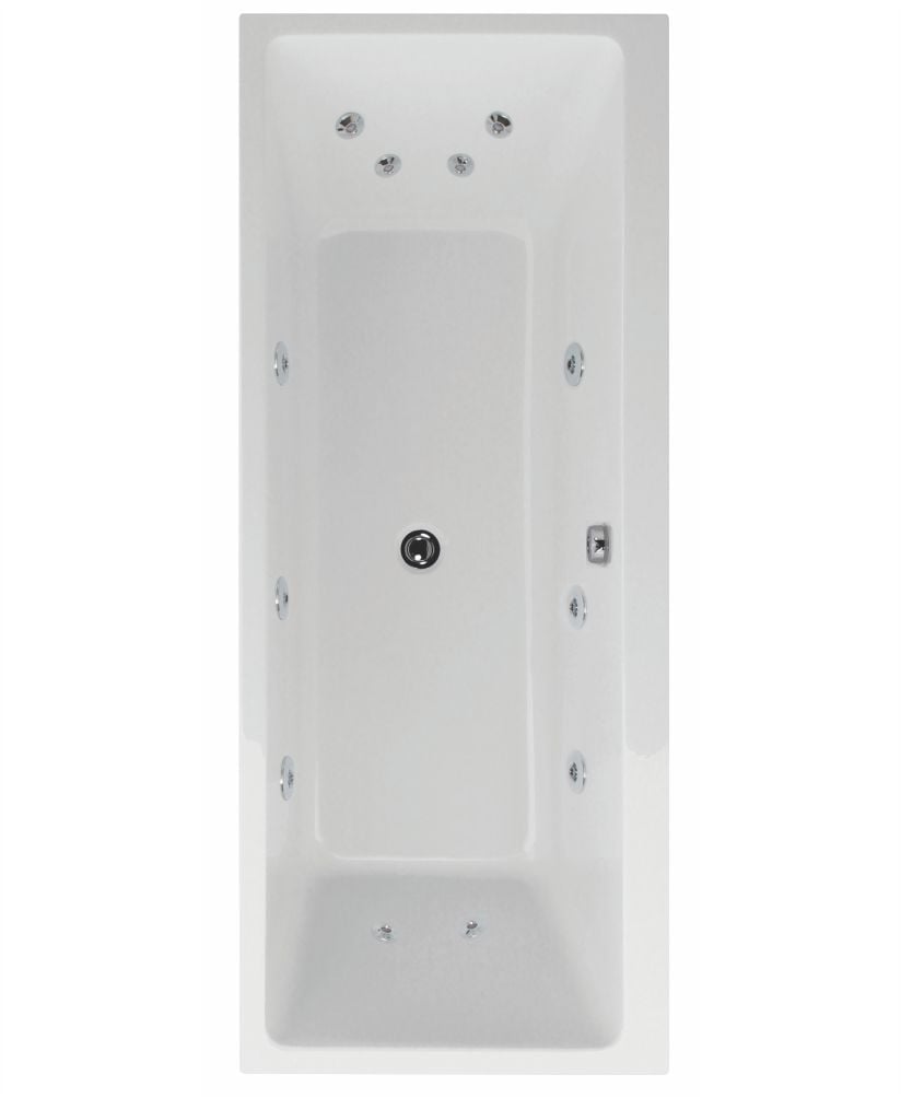 OSCAR Double Ended 12 Jet Whirlpool Bath