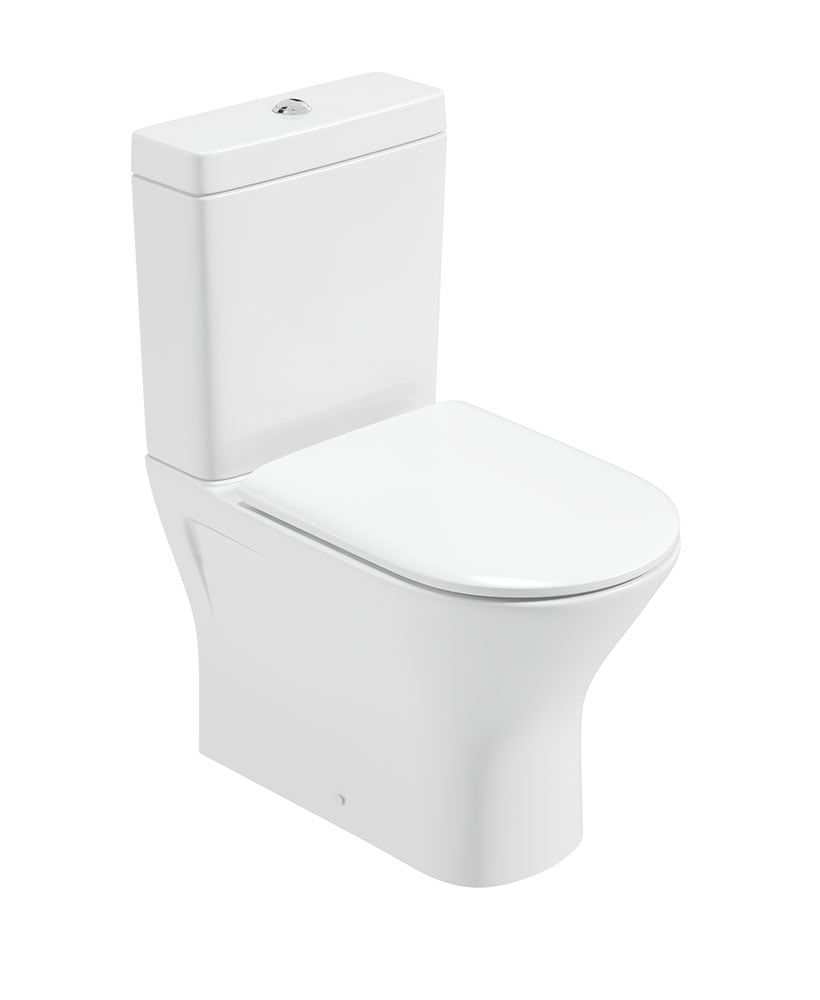 SCALA Rimless Fully Shrouded Close Coupled WC & Sequence Soft Close Seat