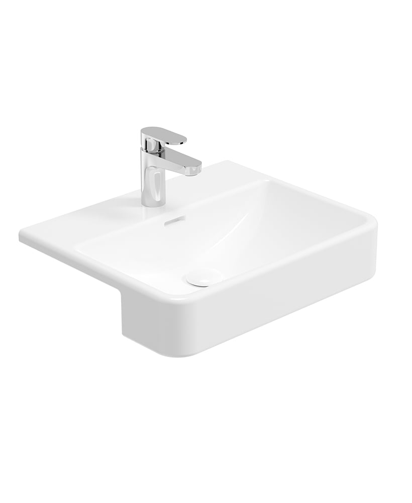 HORIZON Semi Recessed Washbasin 1TH