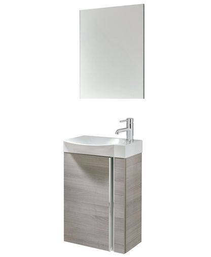 PRAGUE Wall Hung Single Door Vanity Unit