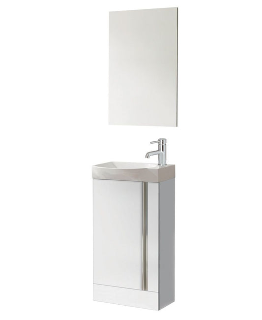 PRAGUE Floorstanding Single Door Vanity Unit