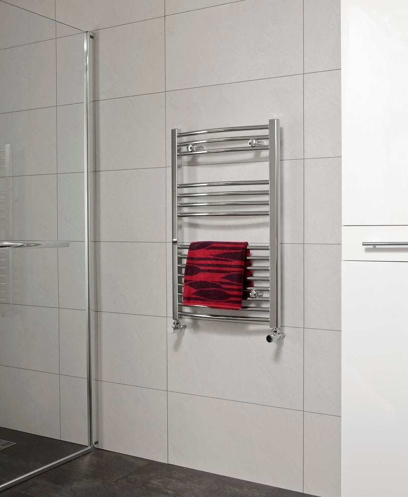 CURVED Heated Towel Rail