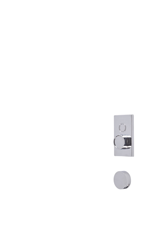 Axiom Single Function Push Button Concealed Shower System with Bath Filler