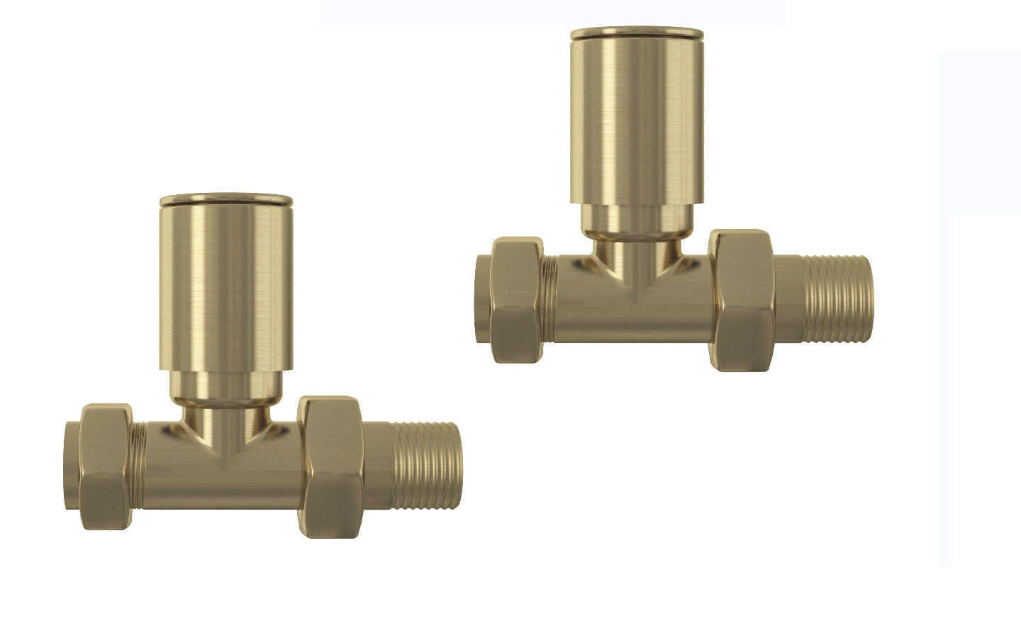 Straight Radiator Valves