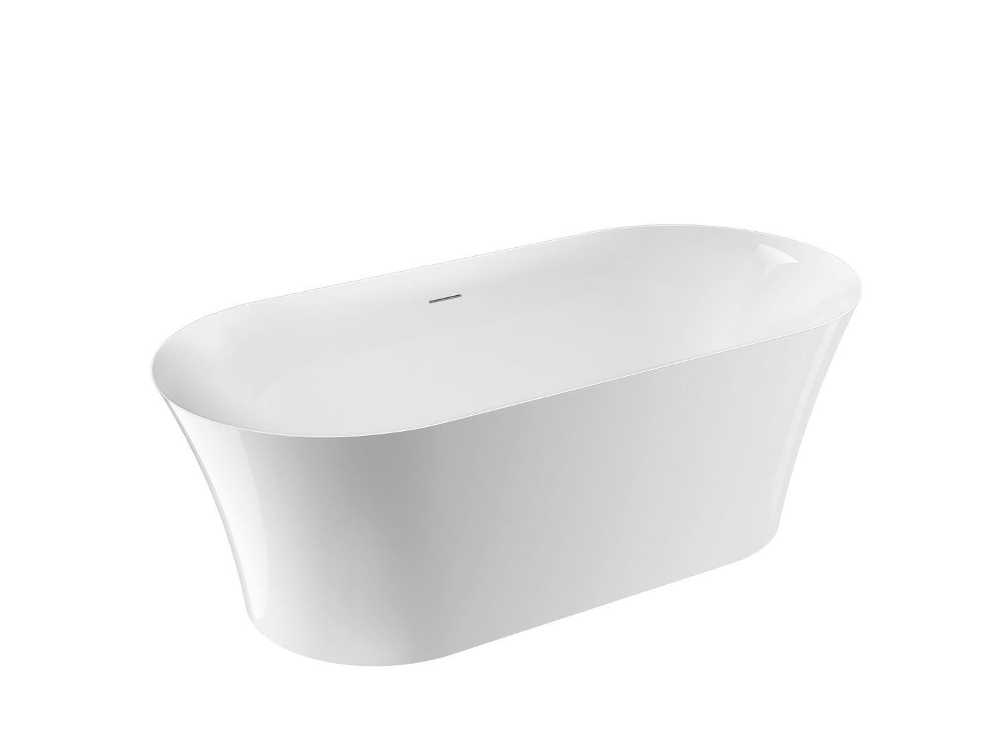 Swept  Freestanding Bath