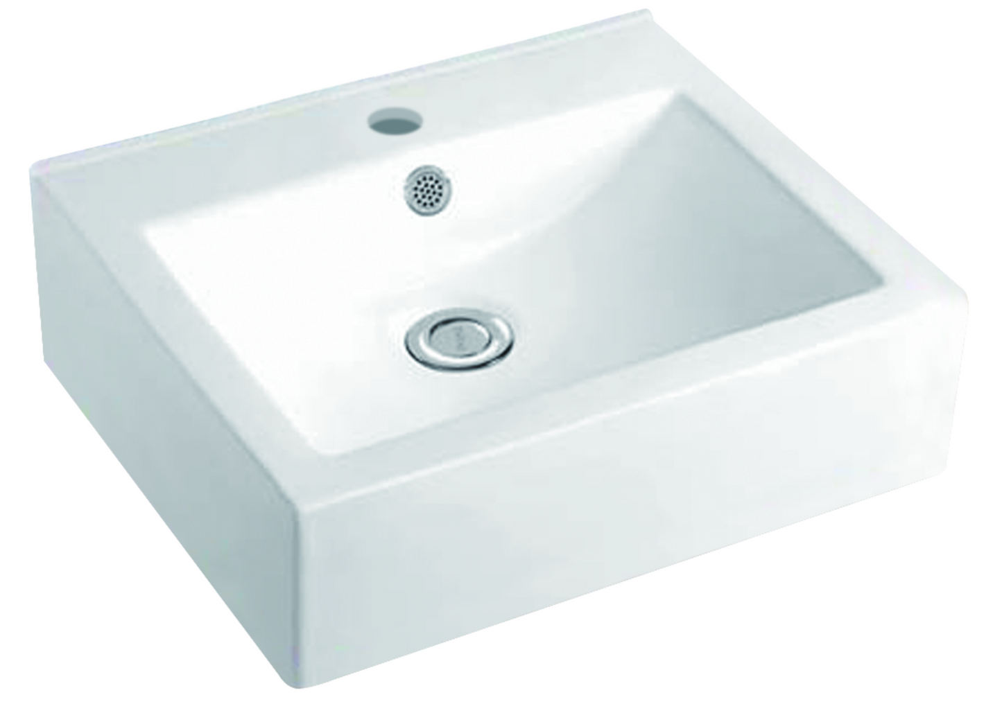 Square Ceramic Vessel Basin