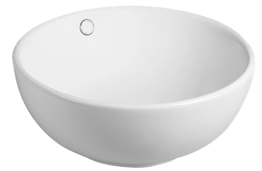 Vessel White Horizon Round Basin