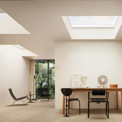 Flat glass rooflight