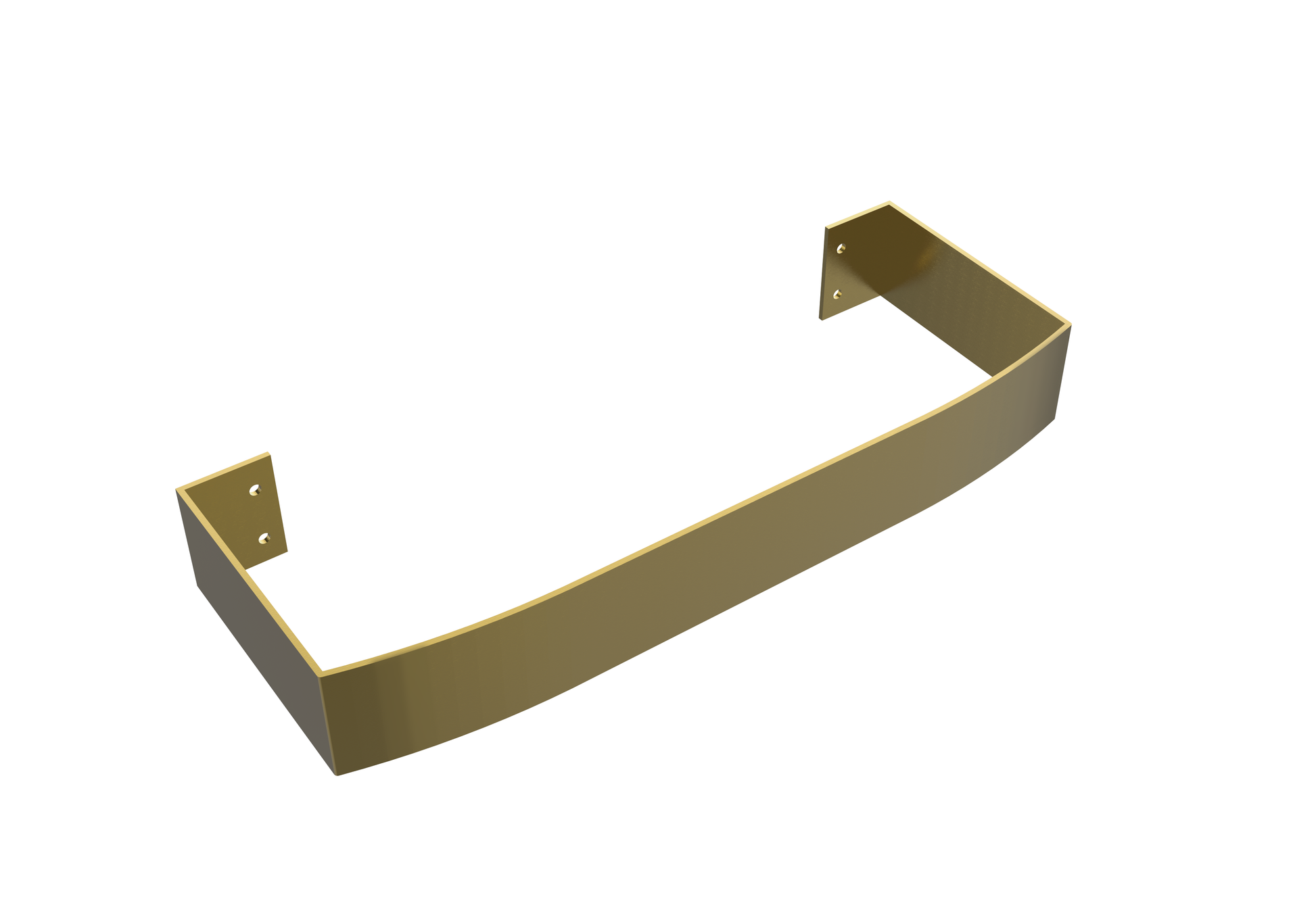 Jupiter  towel  rail    brush  brass