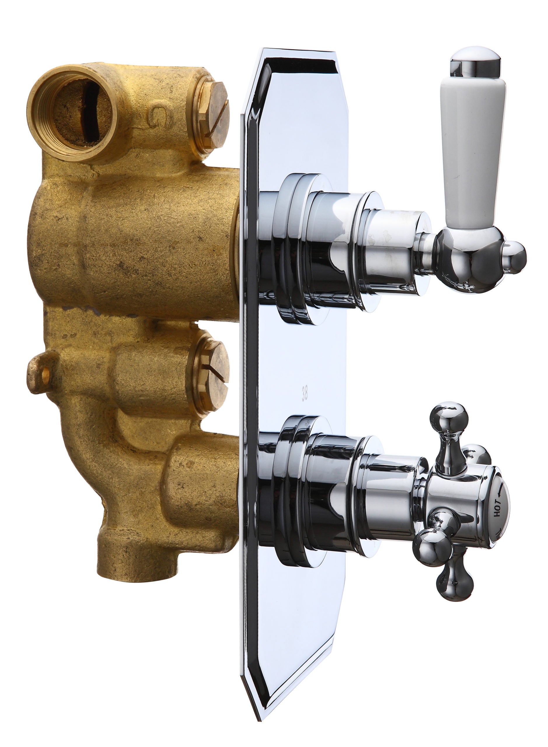 KYLEMORE TWIN CONCEALED SHOWER VALVE