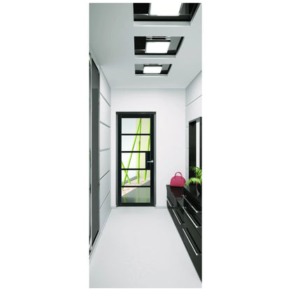 Kensington Belgravia Clear Glass Premium Primed White