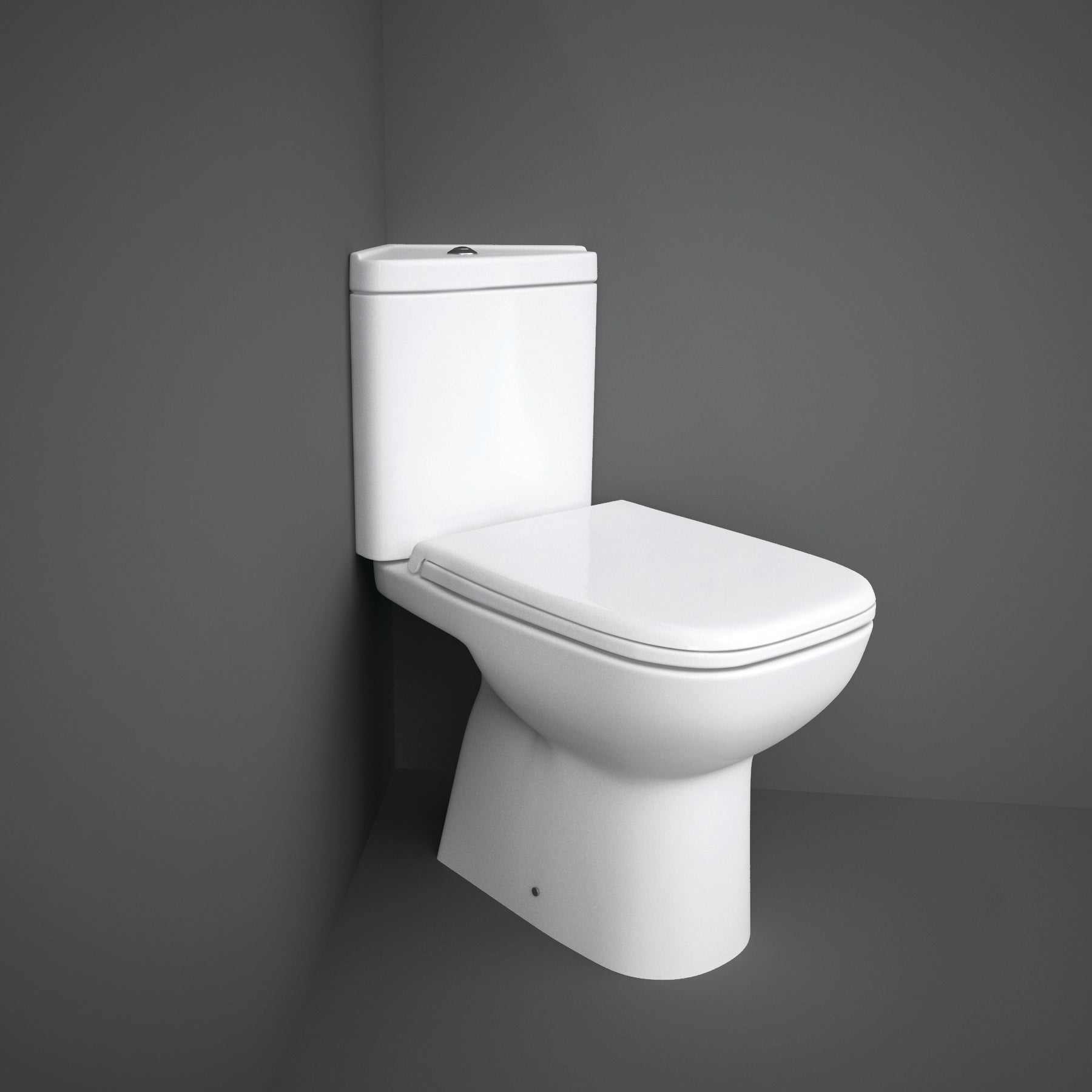 RAKOrigin Corner Open Back Pan Pack WC without Seat