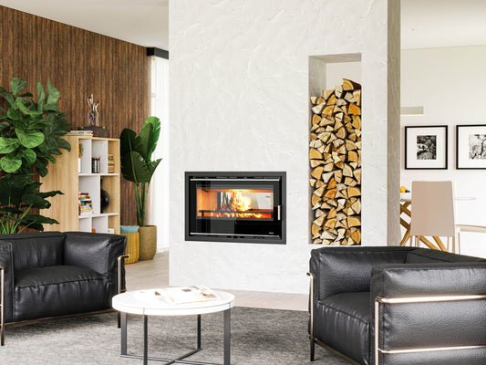 Portimao 900 Double Side 8kW Wood Burning (Eco)