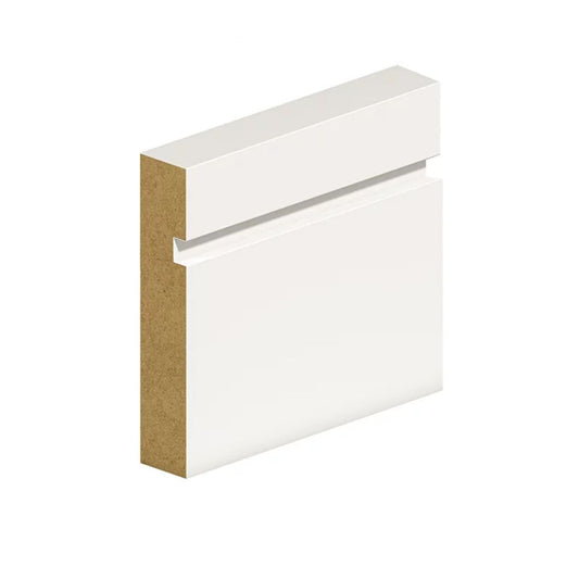 Primed MDF Shaker Architrave (groove 5x5) 94x18x2.19m