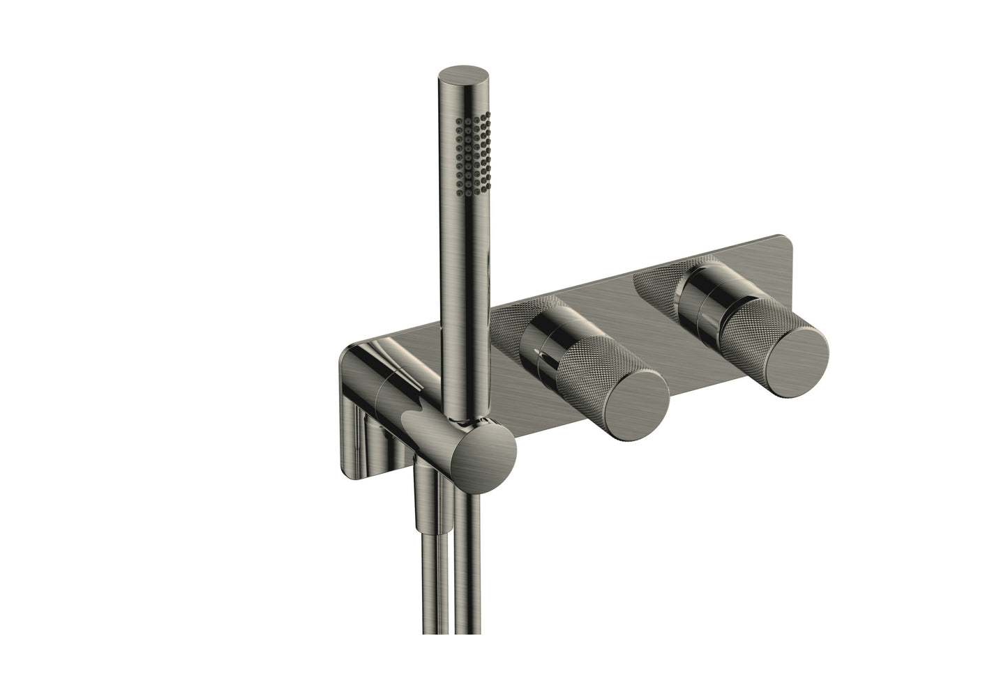 RAKAmalfi Thermostatic Dual Outlet Horizontal Concealed Valve Inc. Shower Kit