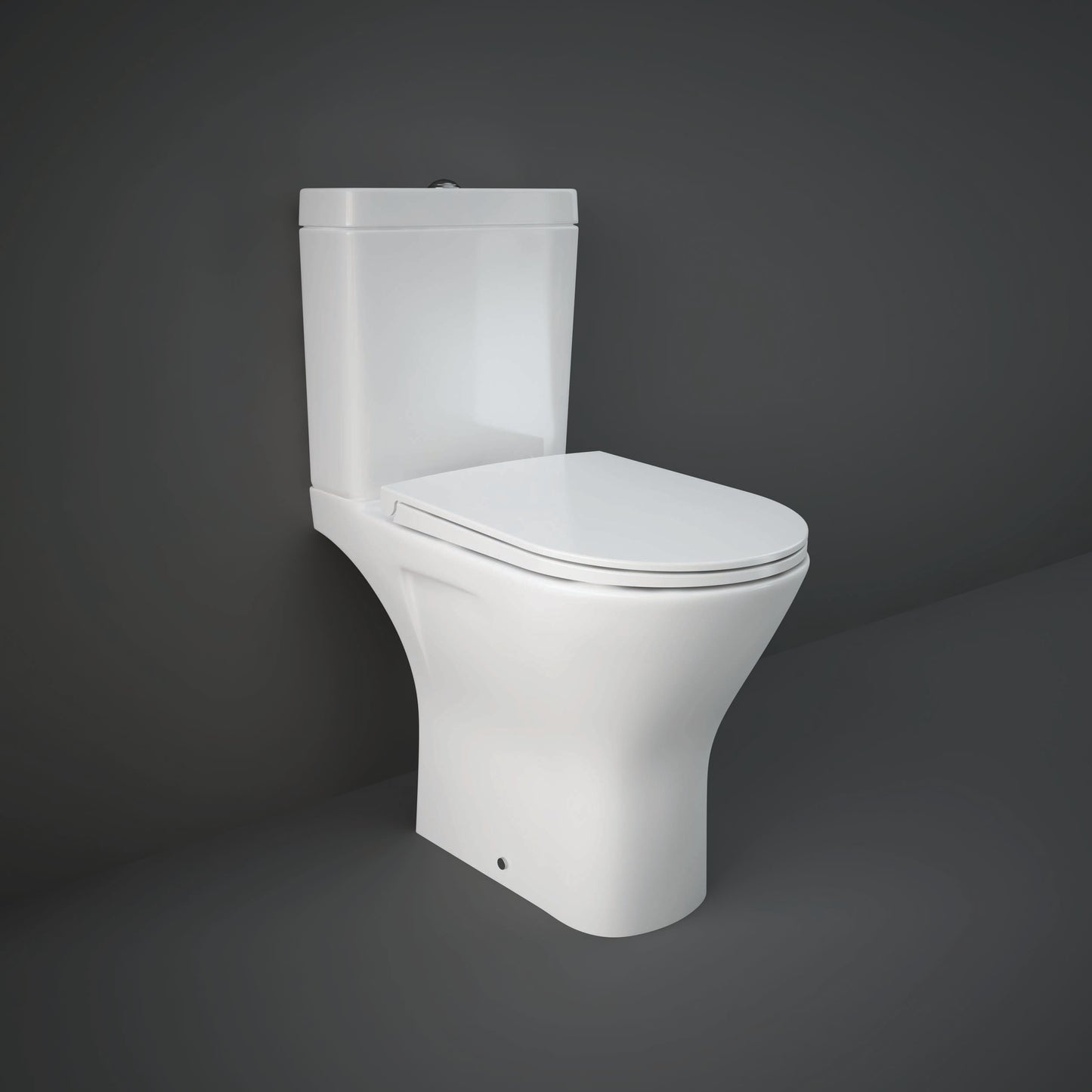 RAKResort Comfort Height Open Back Close Coupled Pan WC