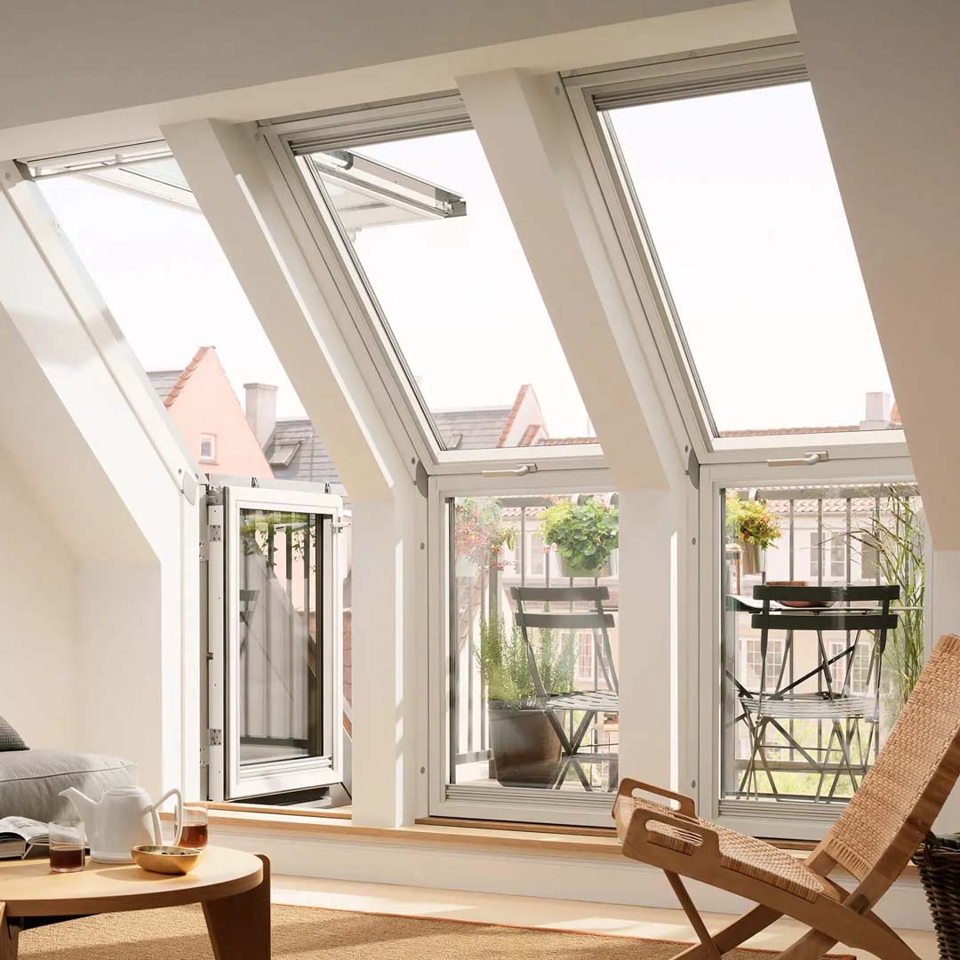 Roof balcony and terrace