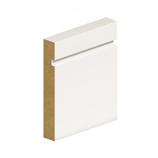 Primed MDF Shaker Skirting (groove 5x5) 144x18x4.2m