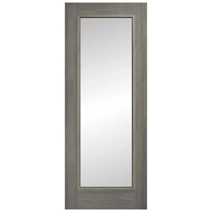 Shaker Luxury Laminate Grey Clear Glass