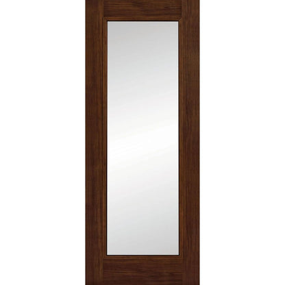 Shaker Luxury Laminate Walnut Clear Glass