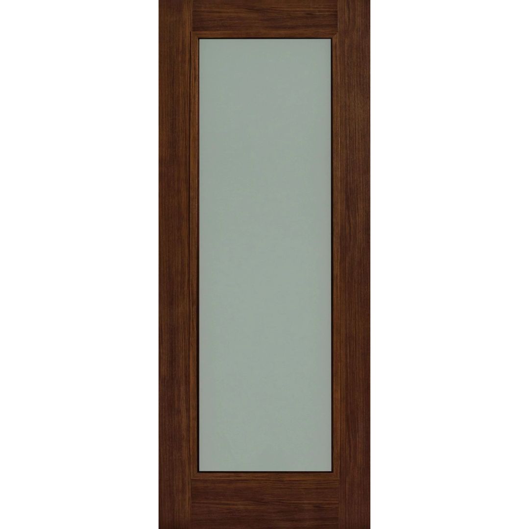 Shaker Luxury Laminate Walnut Opal Lam Glass