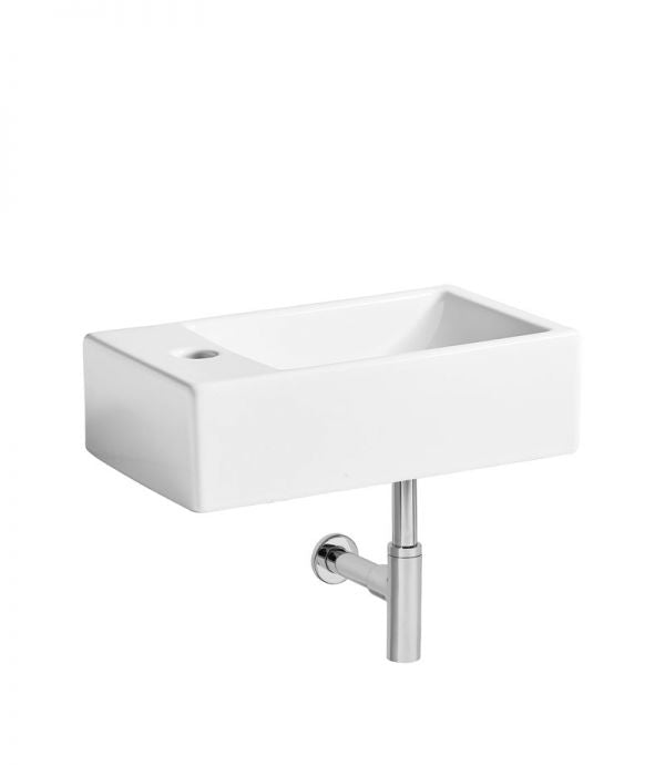 Cloakroom Basins Matrix LH Wall Hung Basin