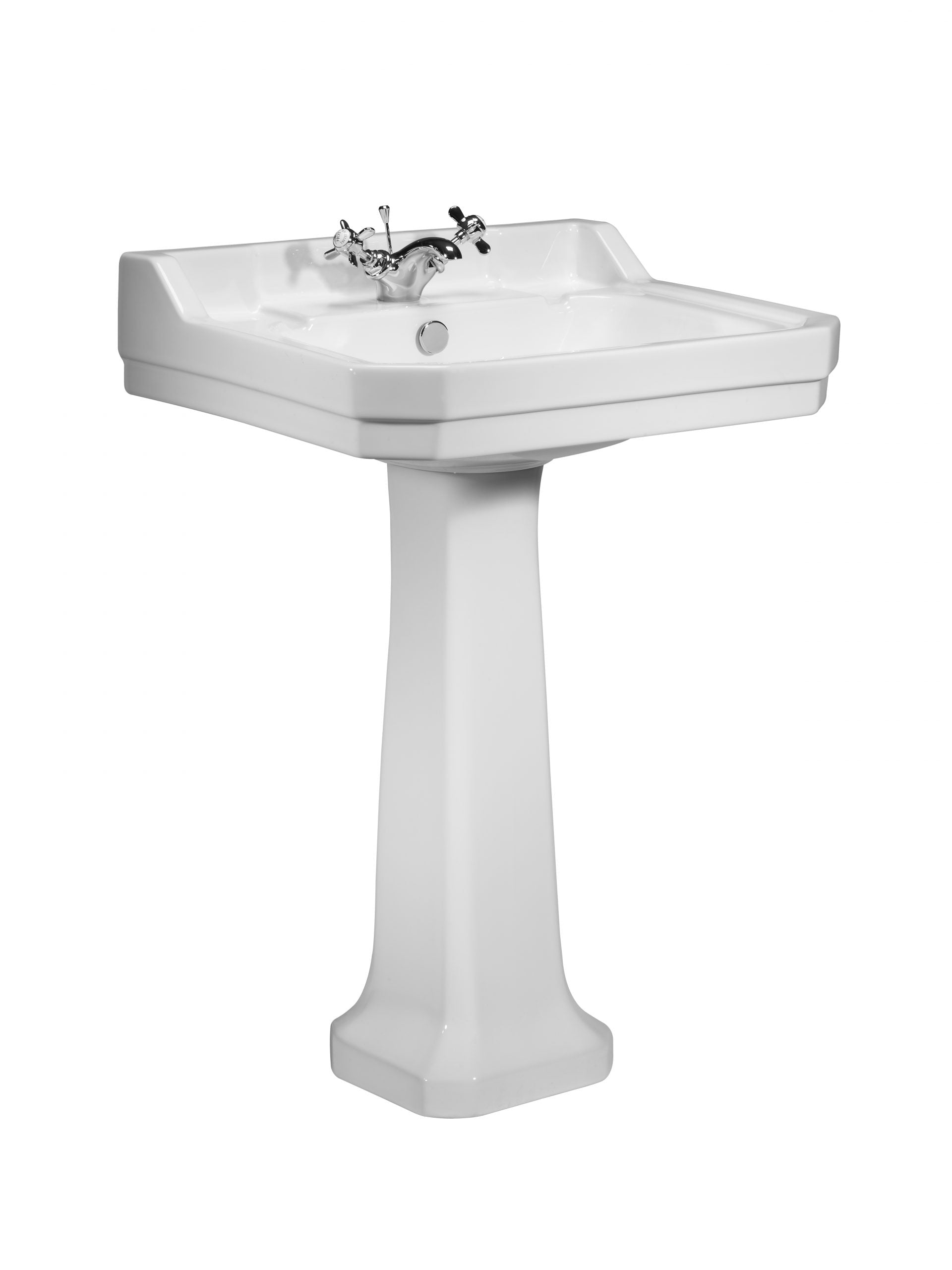 Vitoria 605mm 1 Tap Hole Square basin only