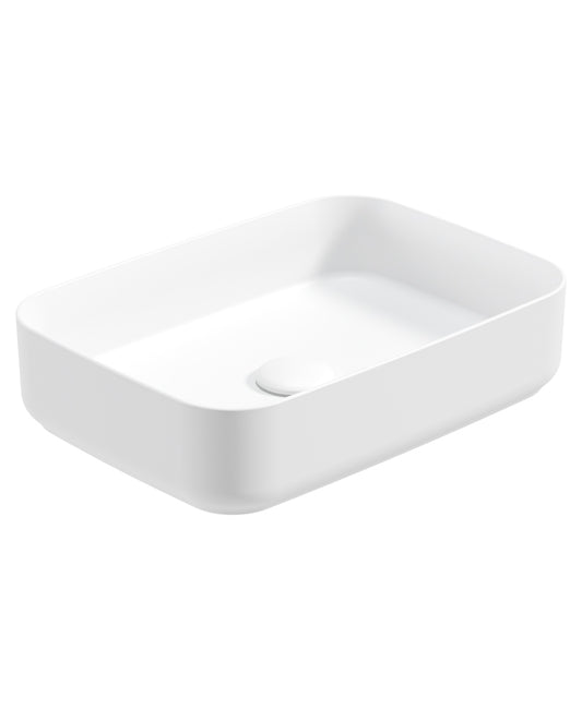 AVANTI Square Countertop Wash Basin & Ceramic Click Clack Waste