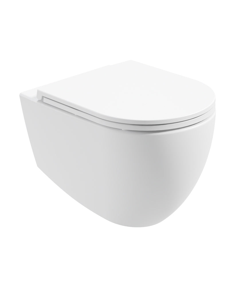 AVANTI Rimless Wall Hung WC & Soft Close Seat