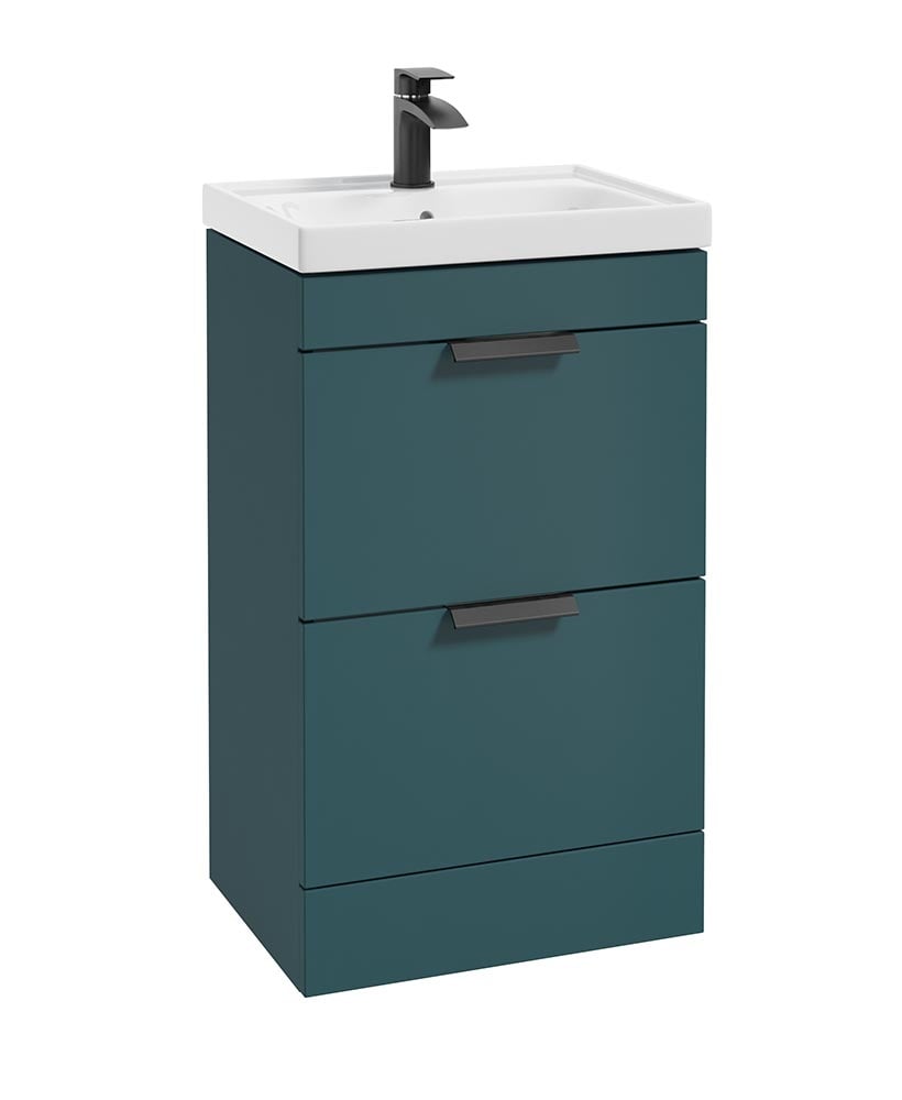 STOCKHOLM Floorstanding Two Drawer Vanity Unit