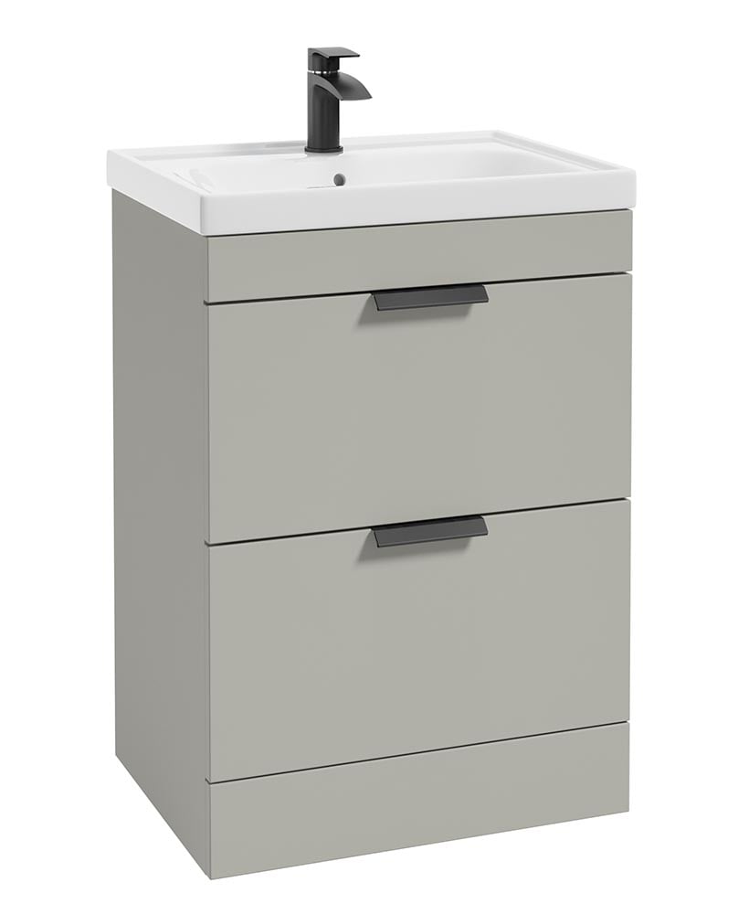 STOCKHOLM Floorstanding Two Drawer Vanity Unit